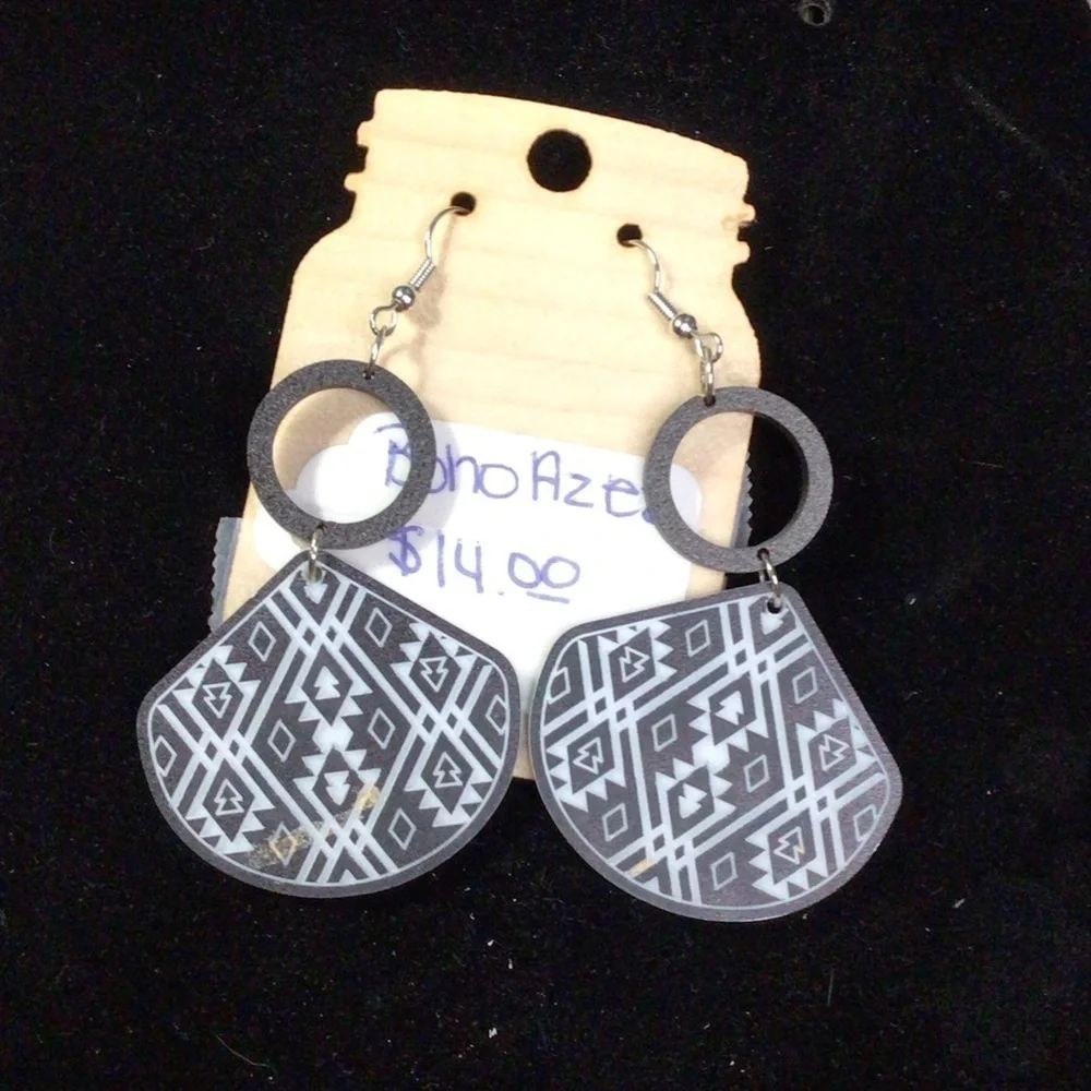 Boho Aztec  Earrings  (6jj)
